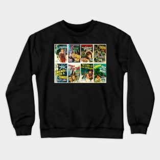 Val Lewton Movie Collage Crewneck Sweatshirt
